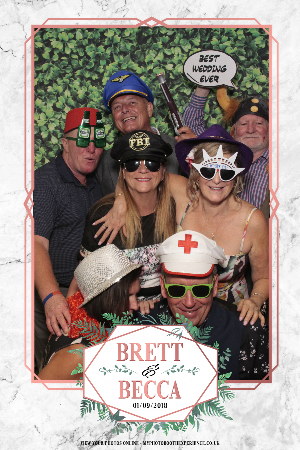Brett & Becca's Wedding | View more photos from the event at gallery.myphotoboothexperience.co.uk/u/MyPhotoBoothExperienceLtd/Brett-Beccas-Wedding